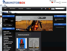 Tablet Screenshot of paramotorbox.com